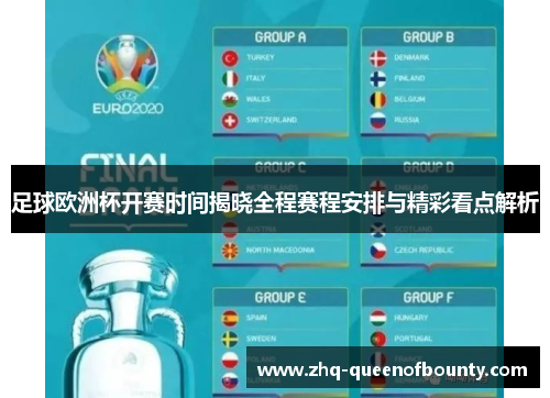 足球欧洲杯开赛时间揭晓全程赛程安排与精彩看点解析